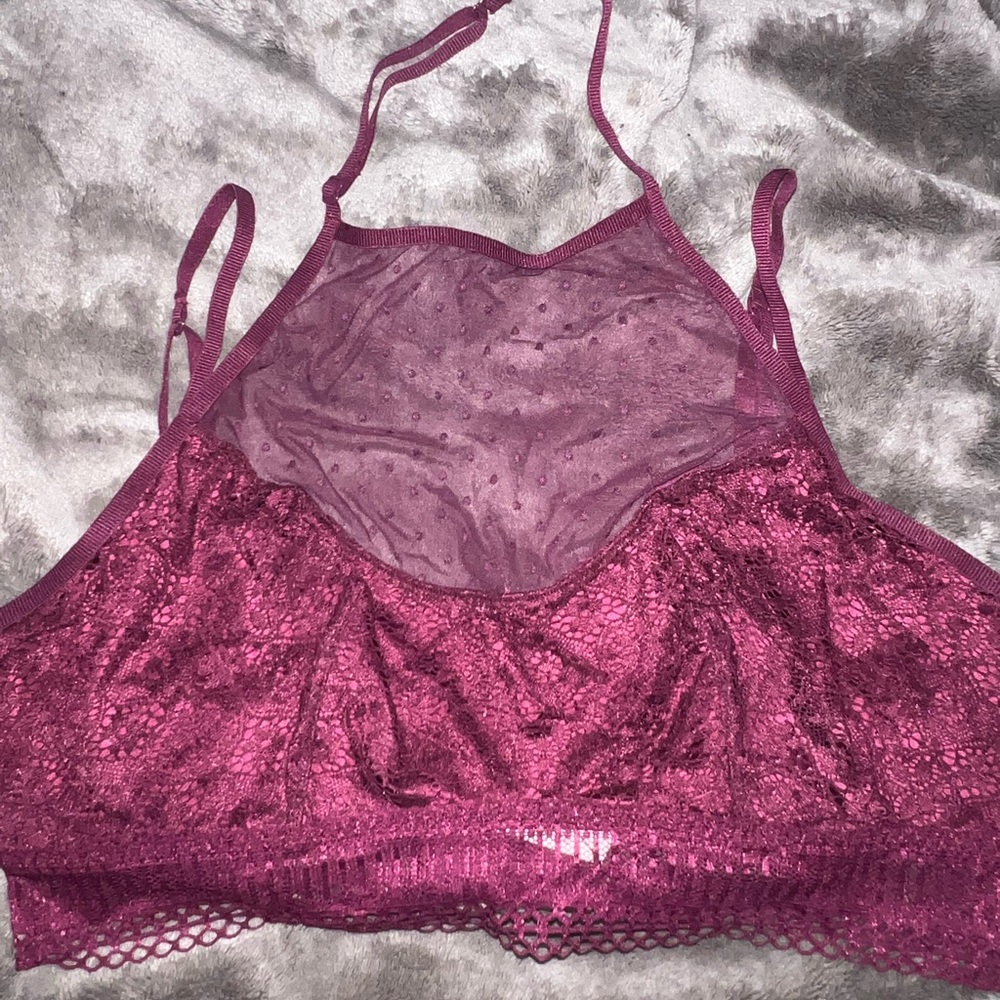 Maroon bralette